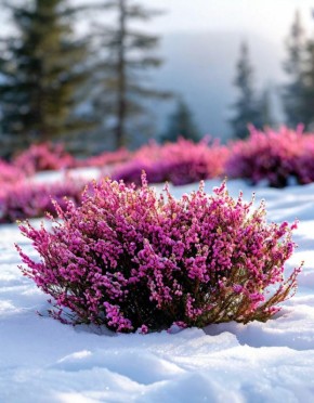 Зимнее вдохновение: как вереск превращает сад в сказку