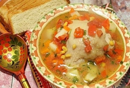 Айнтопф «осенний» с тыквой и перцем для теплого ужина