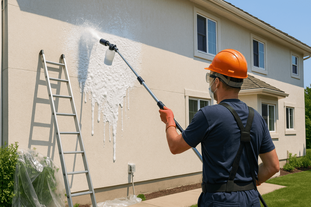 Как эффективно помыть фасад дома: подробное руководство