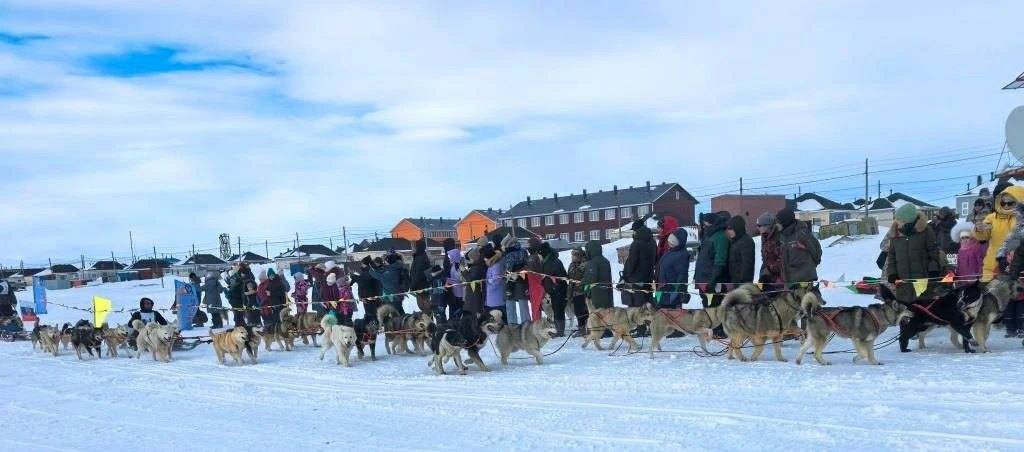 В селе Инчоун Чукотского района 29 марта состоялось торжественное открытие гонки на собачьих упряжках «Надежда – 2026» и жеребьевка участников В селе Инчоун Чукотского района 29 марта состоялось торжественное открытие гонки на собачьих упряжках «Надежда – 2026» и жеребьевка участников