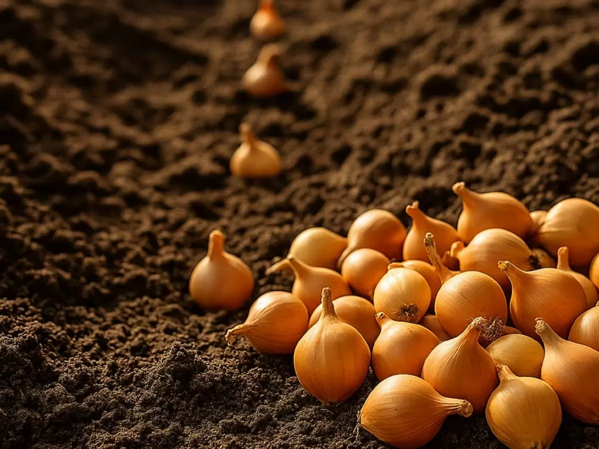Как посадить лук под зиму: советы для успешного урожая