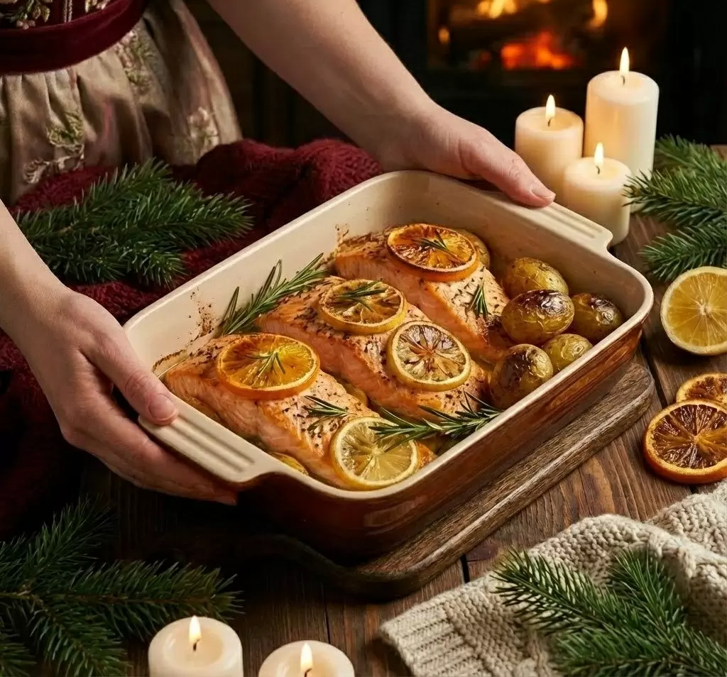 Сочный лосось с цитрусовым акцентом