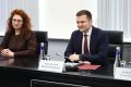 Павел Каргаполов провёл рабочую встречу с руководителем «РусГидро» Романом Бердниковым