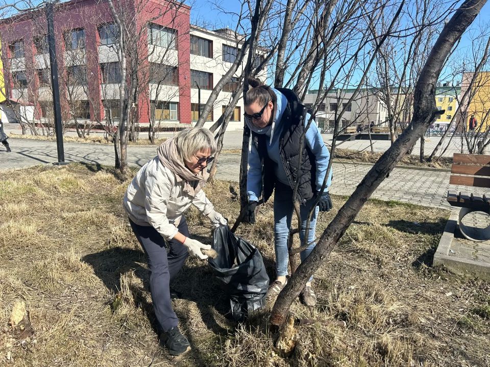 Сотрудники Департамента цифрового развития приняли участие в городском субботнике Сотрудники Департамента цифрового развития приняли участие в городском субботнике