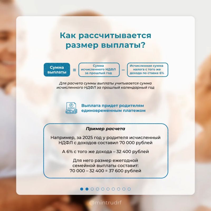 С 1 июня Социальный фонд начнет принимать заявления на оформление ежегодной семейной выплаты С 1 июня Социальный фонд начнет принимать заявления на оформление ежегодной семейной выплаты