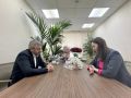 Поздравил с Днем социального работника заместителя Губернатора, начальника Департамента социальной политики Любовь Брянцеву