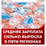 Жители пяти регионов разбогатели в этом году