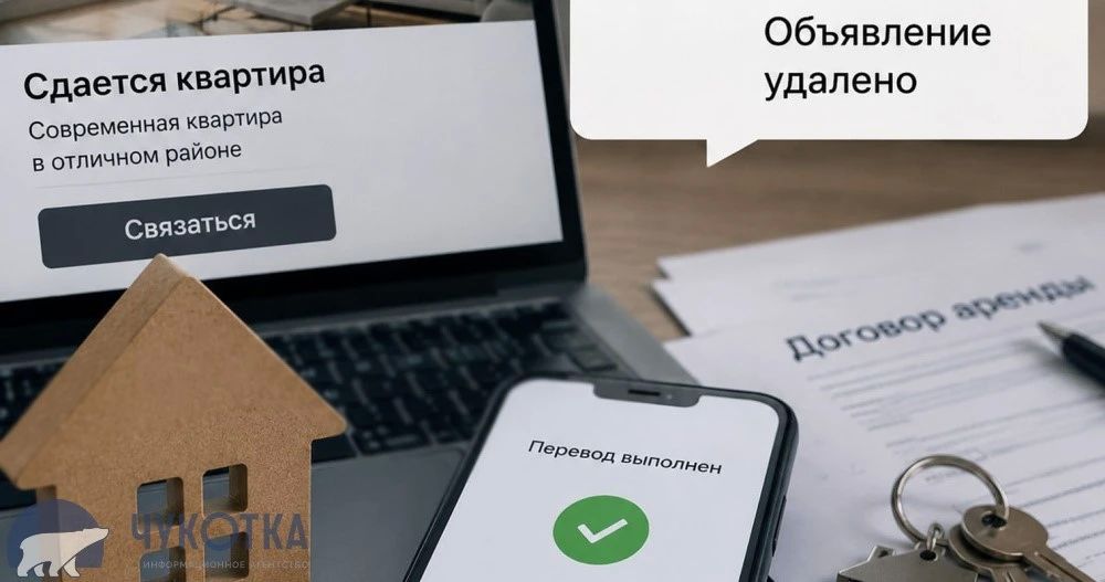 Пара из округа лишилась почти ста тысяч рублей в погоне за съёмной квартирой, сообщает ИА "Чукотка"