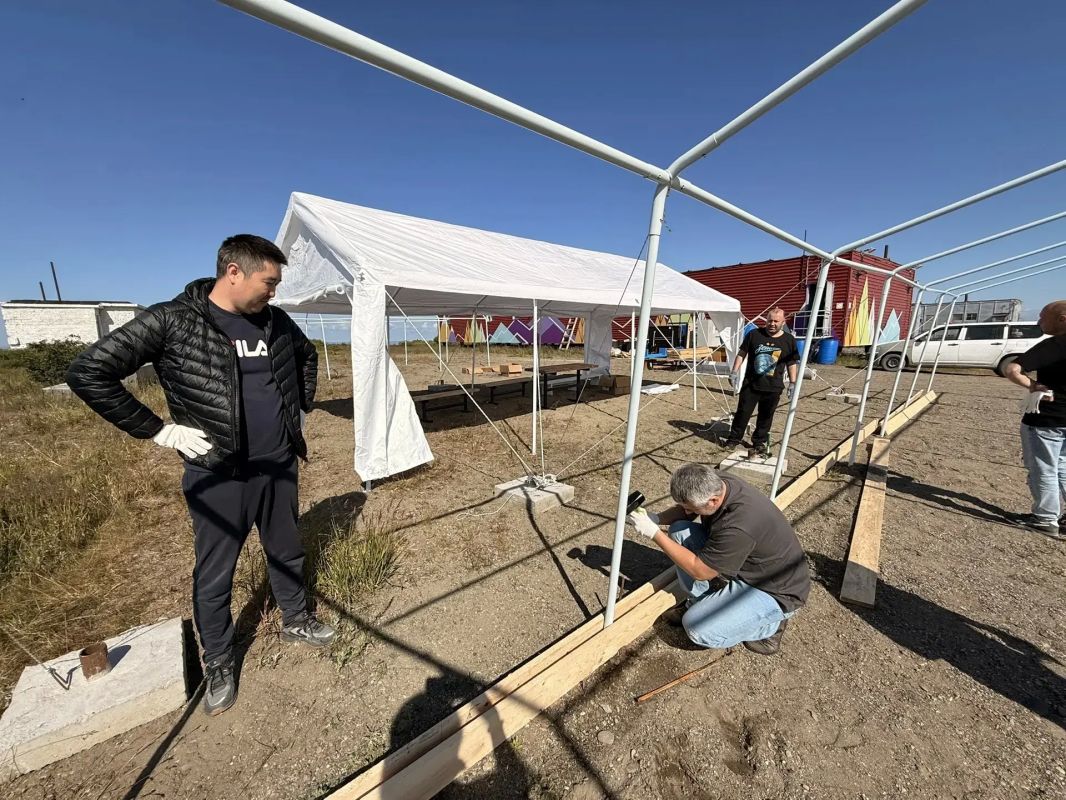 Подготовка к форуму "Точка сборки.Чукотка" идёт полным ходом и каждый день на площадке Центра активного отдыха "Гора Михаила" кипит работа Подготовка к форуму "Точка сборки.Чукотка" идёт полным ходом и каждый день на площадке Центра активного отдыха "Гора Михаила" кипит работа