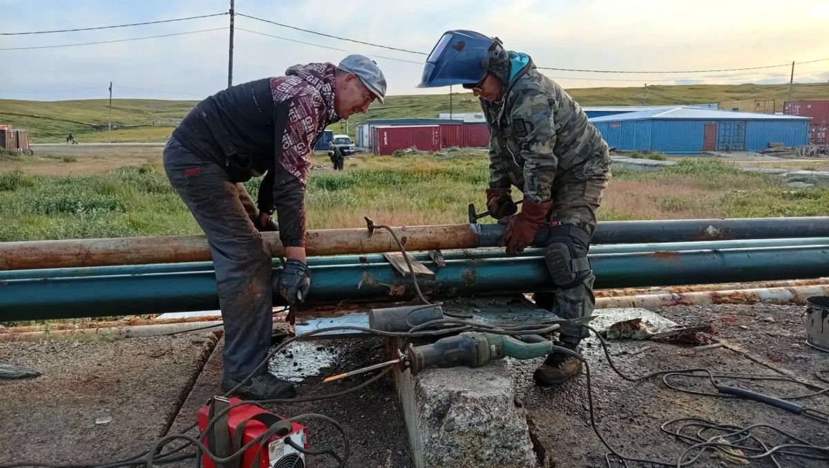 В Лаврентия обновили сети тепло и водоснабжения В Лаврентия обновили сети тепло и водоснабжения