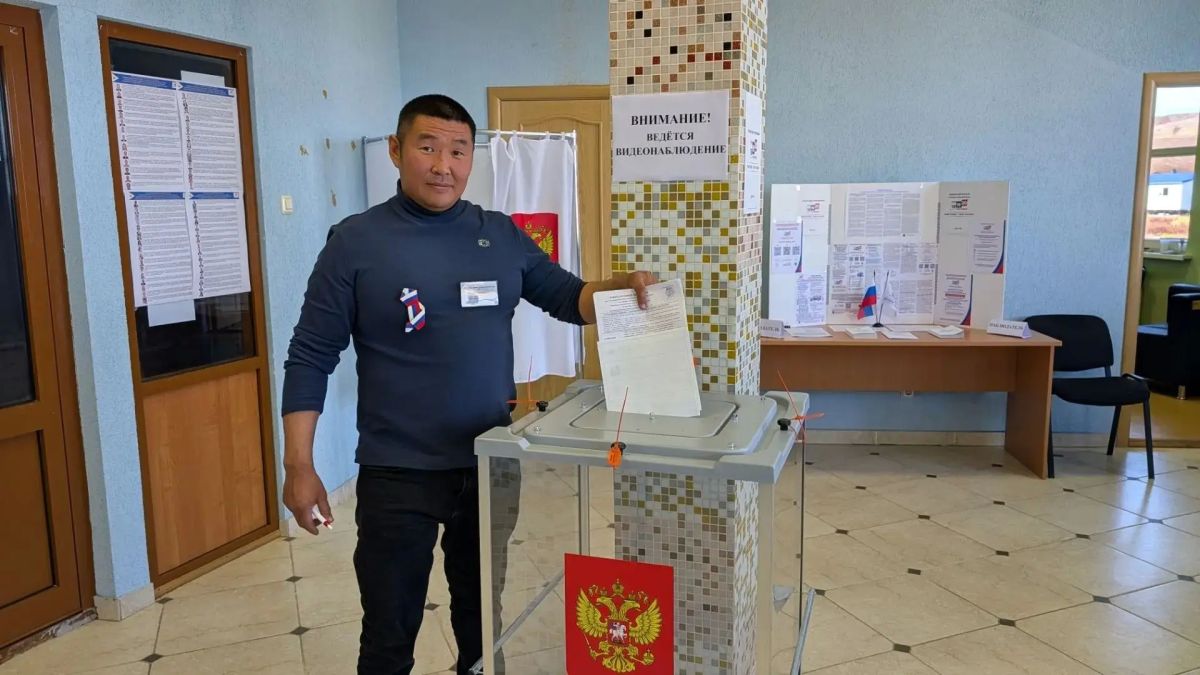 Самый пушистый избиратель! Самый пушистый избиратель!