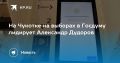 На Чукотке лидирует Александр Дудоров