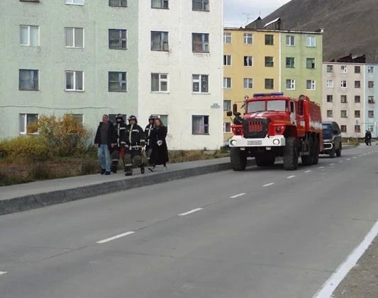 Проверка пожарных гидрантов в Эгвекиноте Проверка пожарных гидрантов в Эгвекиноте