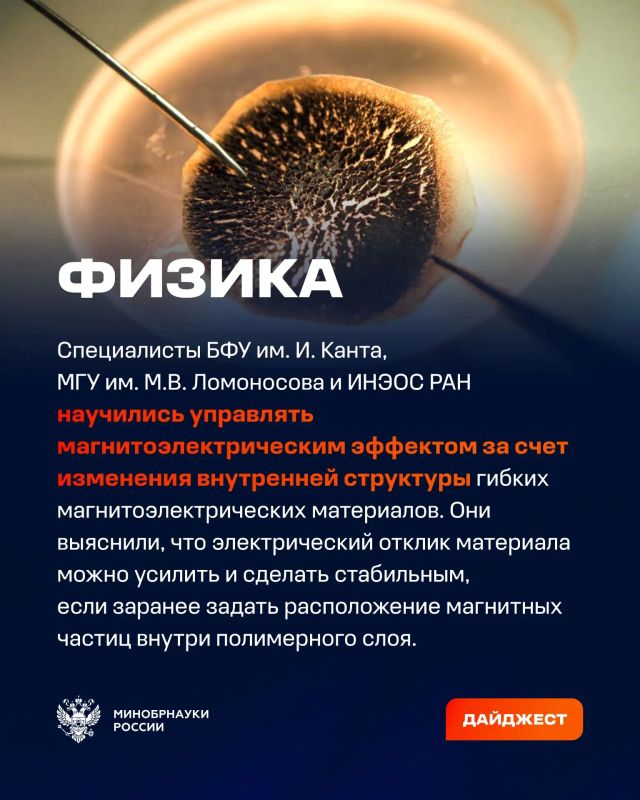 О самых интересных открытиях российских ученых за неделю по версии Минобрнауки России, РАН и РНФ — смотрите в карточках О самых интересных открытиях российских ученых за неделю по версии Минобрнауки России, РАН и РНФ — смотрите в карточках