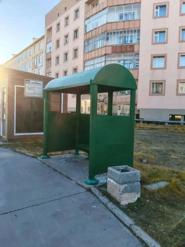 В Анадыре установлены лица, причастные к повреждению автобусной остановки по улице Энергетиков В Анадыре установлены лица, причастные к повреждению автобусной остановки по улице Энергетиков