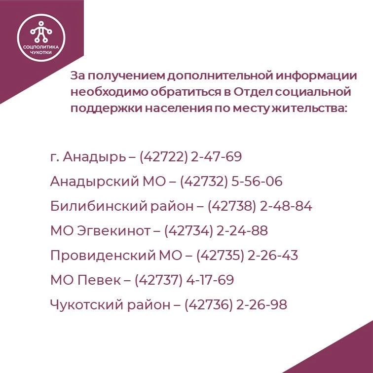 Подготовили карточки о компенсации расходов на оплату жилого помещения и коммунальных услуг для жителей Чукотки, которым присвоено звание «Ветеран труда РФ» Подготовили карточки о компенсации расходов на оплату жилого помещения и коммунальных услуг для жителей Чукотки, которым присвоено звание «Ветеран труда РФ»