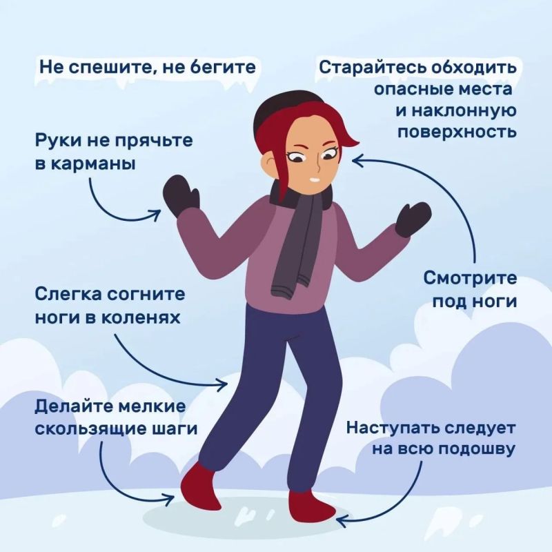 Соблюдайте правила безопасности в период гололёда и гололедицы Соблюдайте правила безопасности в период гололёда и гололедицы